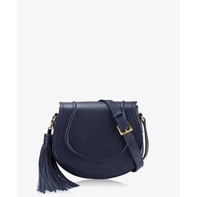 Gigi New York Jenni Saddle Bag In Navy