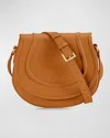 Gigi New York Jenni Saddle Leather Crossbody Bag In Tan