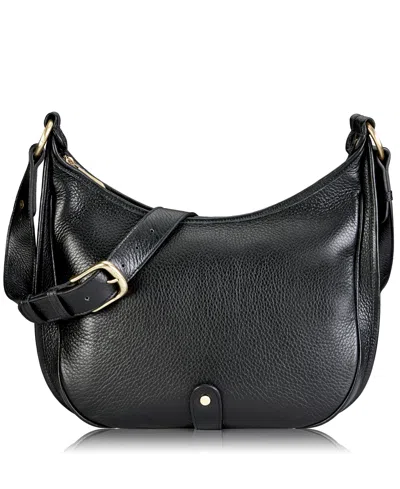 Gigi New York Lauren Saddle Bag In Black
