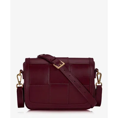 Gigi New York Lily Crossbody In Bordeaux
