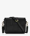 Gigi New York Lily Handwoven Leather Mini Crossbody Bag