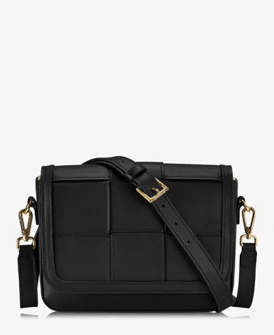 Gigi New York Lily Handwoven Leather Mini Crossbody Bag