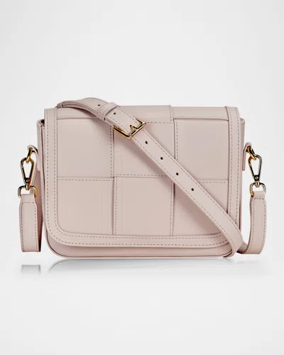 Gigi New York Lily Woven Leather Crossbody Bag