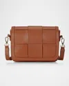 Gigi New York Lily Woven Leather Crossbody Bag