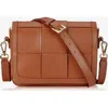 Gigi New York Lily Woven Leather Crossbody Bag