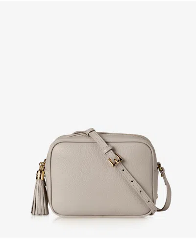 Gigi New York Madison Leather Crossbody In Beechwood
