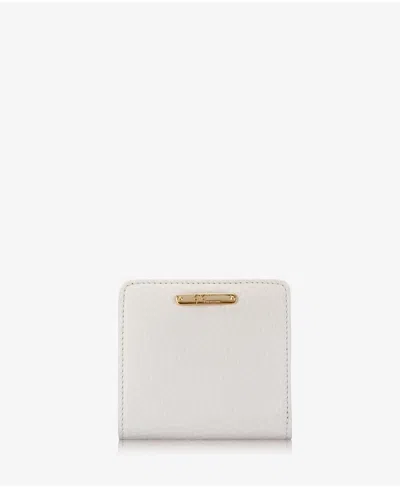 Gigi New York Mini Fold Over Wallet In White