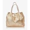Gigi New York Reversible Luna Tote In Platinum Metallic