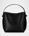 Gigi New York Selena Leather Bucket Bag In Black