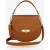 Gigi New York Sophia Saddle Bag In Brown