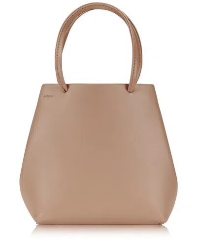 Gigi New York Sydney Mini Leather Shopper Bag In Cappuccino