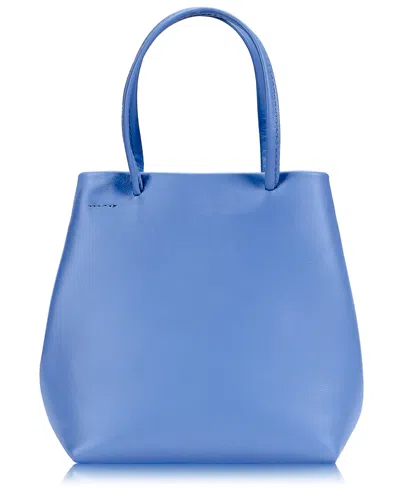 Gigi New York Sydney Mini Leather Shopper Bag In French Blue