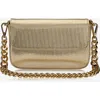 Gigi New York Twiggy Shoulder Bag In Gold