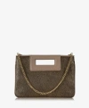 Gigi New York Willa Clutch In Gold Haircalf