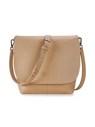 Gigi New York Women's Andie Leather Crossbody Bag In Brown