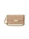 Gigi New York Women's Edie Leather Shoulder Bag In Cappuccino