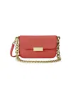 Gigi New York Women's Edie Leather Shoulder Bag In Red