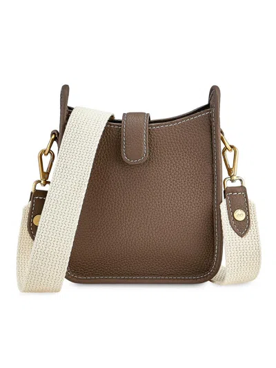 Gigi New York Women's Ellie Leather Crossbody Bag In Brown