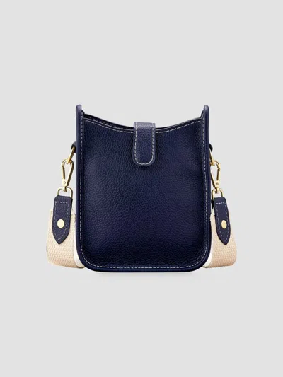Gigi New York Women's Ellie Leather Crossbody Bag In Navy