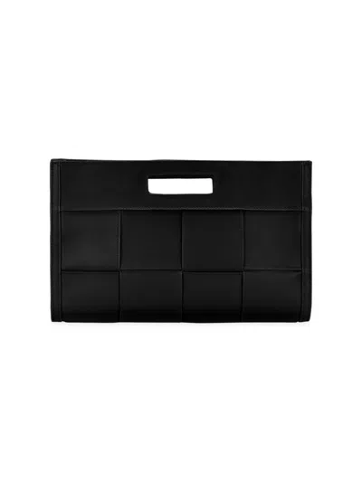 Gigi New York Women's Remy Leather Clutch In Black