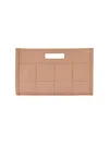 Gigi New York Women's Remy Leather Clutch In Brown