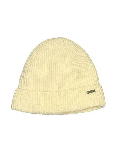 Pre-owned Gigi Pip Beanie Hat In Ivory