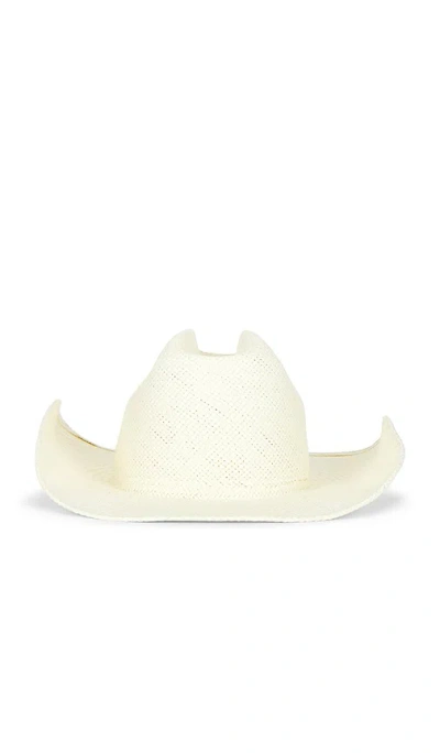 Gigi Pip Carter Cowboy Hat In White