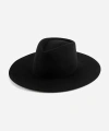 Gigi Pip Dakota Wide Brim Felt Hat In Black