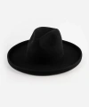 Gigi Pip Maude Wide Brim Fedora Hat In Black