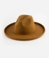 Gigi Pip Maude Wide Brim Fedora Hat In Cinnamon
