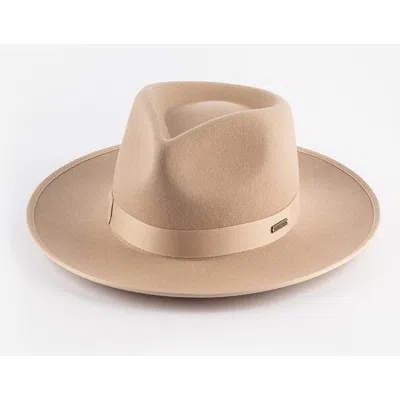 Gigi Pip Monroe Rancher Wool Fedora Hat In Nude