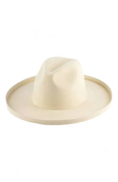 Gigi Pip Women's Amelia Pencil Brim Fedora In Off White In Beige