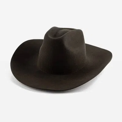 Gigi Pip Women's Lane Brick Top Western Cowboy Hat In Dark Brown