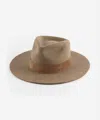 Gigi Pip Miller Classic Fedora Hat In Brown