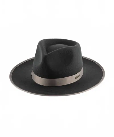 GIGI PIP WOMEN'S MONROE RANCHER FEDORA HAT IN DARK GREY