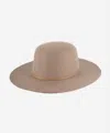 Gigi Pip Women's Rue Open Crown Hat In Sand In Brown
