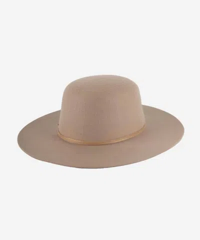 Gigi Pip Women's Rue Open Crown Hat In Sand In Brown