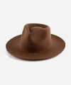 Gigi Pip Zephyr Rancher Hat In Dark Oak