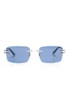 Gigi Studios 6862 Rectangle-frame Sunglasses In Gold