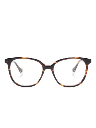 Gigi Studios Kayla Butterfly-frame Glasses In Brown