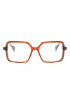 Gigi Studios Thrive Glasses In 褐色