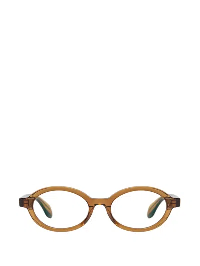 Gigi Studios Cassia Oval-frame Glasses In Brown