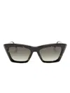 Gigi Studios Esmeralda Cat-eye Sunglasses In 褐色