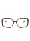 Gigi Studios Evelina Glasses In Brown