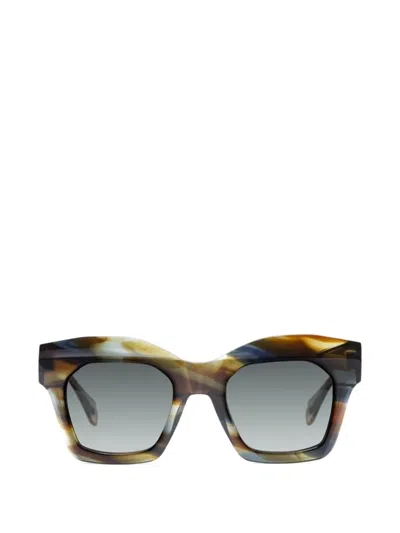 Gigi Studios Geometric-frame Sunglasses In Brown