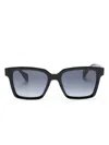 Gigi Studios Giselle Sonnenbrille Mit Breitem Gestell In Braun