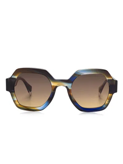 Gigi Studios Grace Sunglasses In Blue