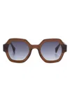 Gigi Studios Grace Sunglasses In Brown