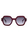 Gigi Studios Grace Sunglasses In Red
