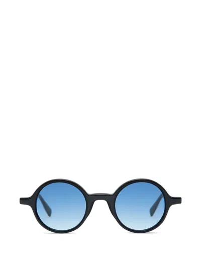 Gigi Studios Greta Round-frame Sunglasses In Black